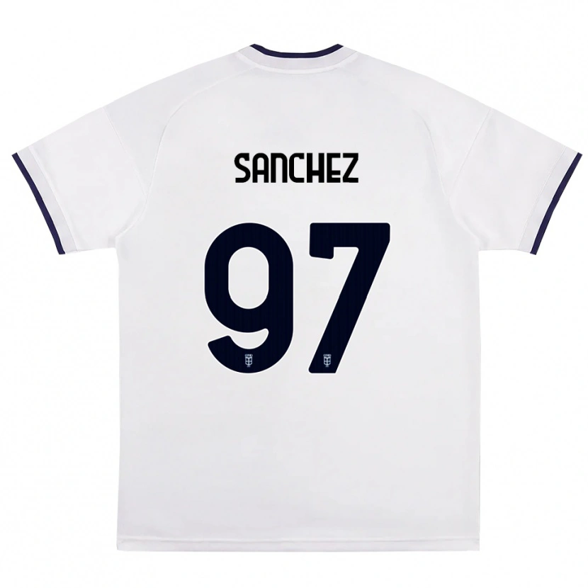Danxen Kinder Robert Sánchez #97 Weiß Rot Königsblau Auswärtstrikot Trikot 2026/27 T-Shirt Österreich