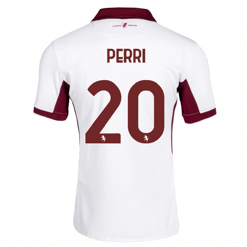 Danxen Kinder Lucas Perri #20 Burgund Weiß Rot Auswärtstrikot Trikot 2026/27 T-Shirt Österreich
