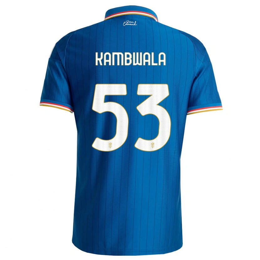 Danxen Kinder Willy Kambwala #53 Blau Weiß Rot Heimtrikot Trikot 2026/27 T-Shirt Österreich