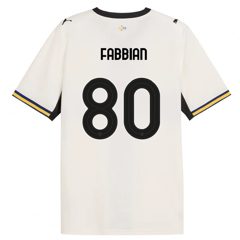 Danxen Kinder Giovanni Fabbian #80 Creme Schwarz Gelb Heimtrikot Trikot 2026/27 T-Shirt Österreich