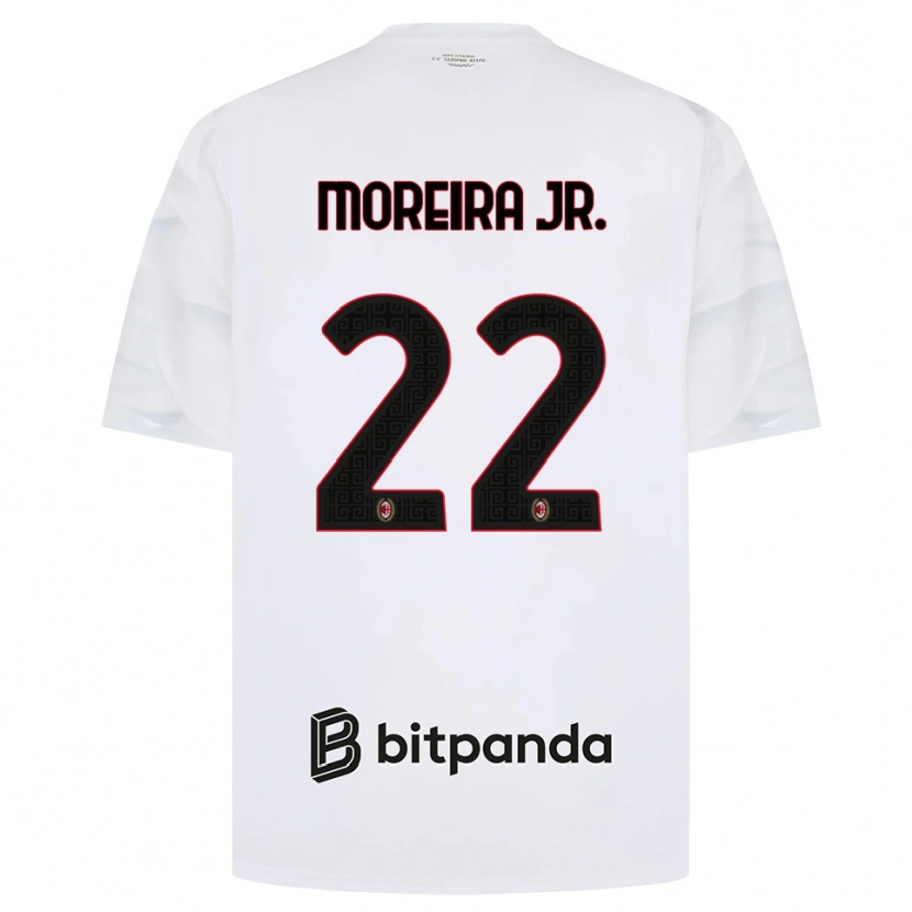 Danxen Kinder Diego Moreira #22 Weiß Rot Schwarz Auswärtstrikot Trikot 2026/27 T-Shirt Österreich