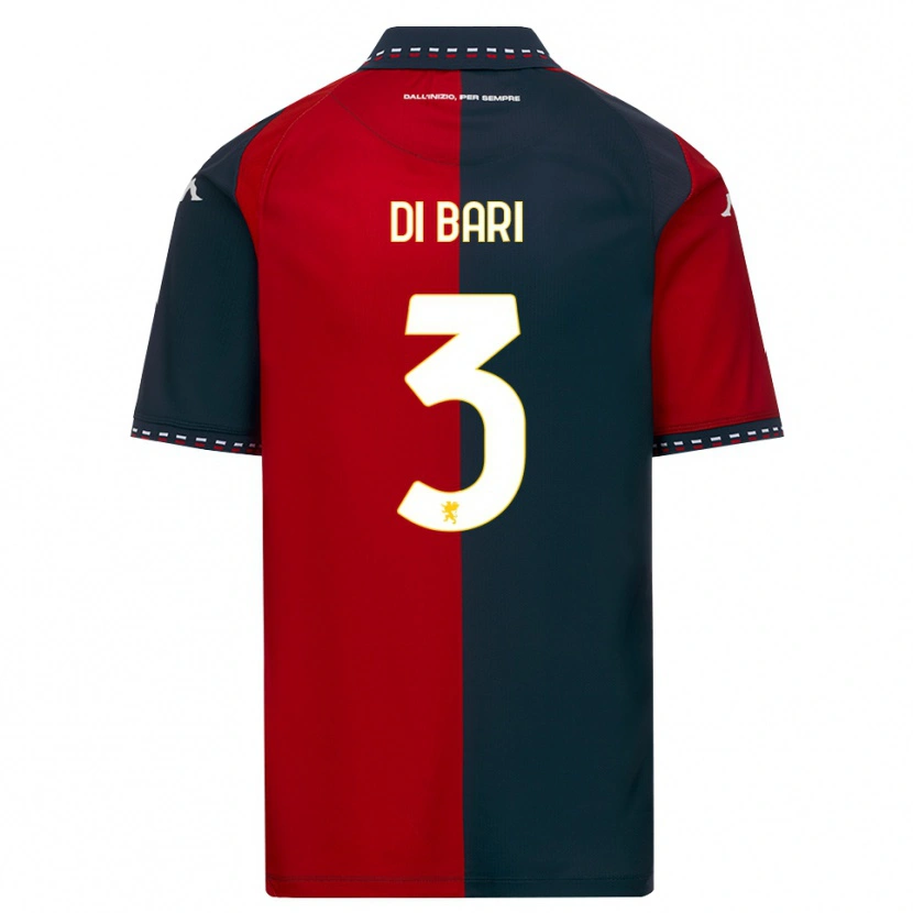 Danxen Kinder Martina Di Bari #3 Rot Schwarz Weiß Heimtrikot Trikot 2026/27 T-Shirt Österreich