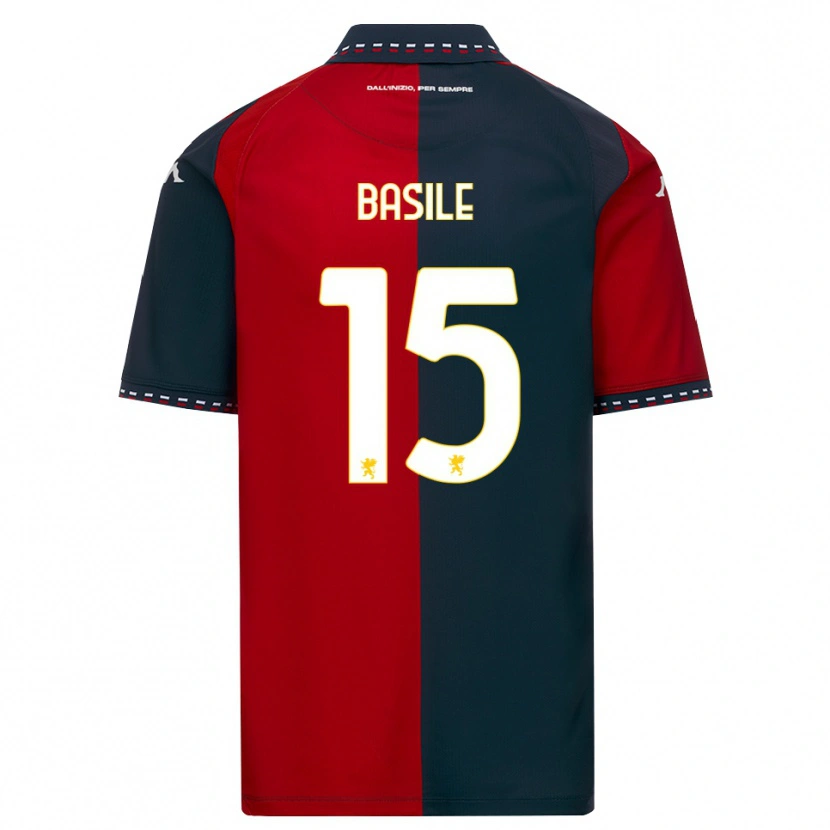 Danxen Kinder Cosimo Basile #15 Rot Schwarz Weiß Heimtrikot Trikot 2026/27 T-Shirt Österreich