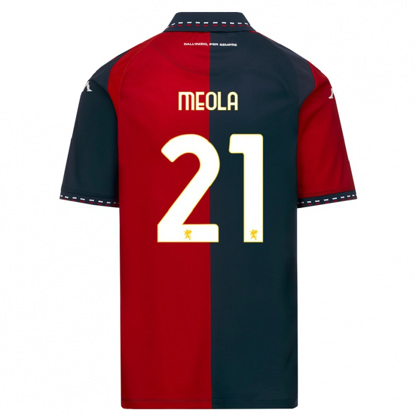 Danxen Kinder Kevin Meola #21 Rot Schwarz Weiß Heimtrikot Trikot 2026/27 T-Shirt Österreich