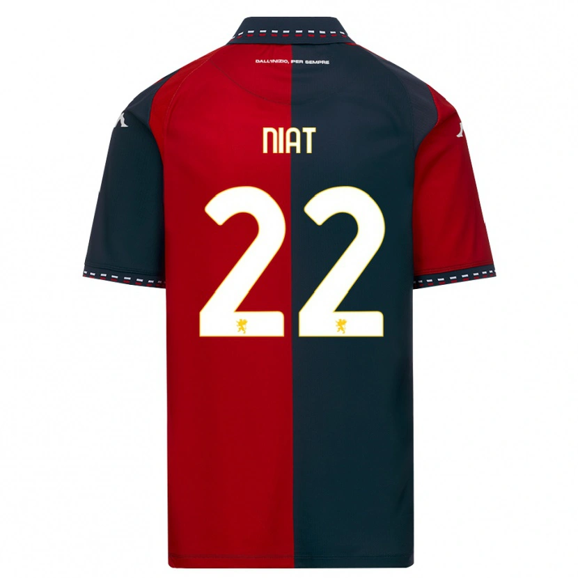 Danxen Kinder Yahvan Niat #22 Rot Schwarz Weiß Heimtrikot Trikot 2026/27 T-Shirt Österreich