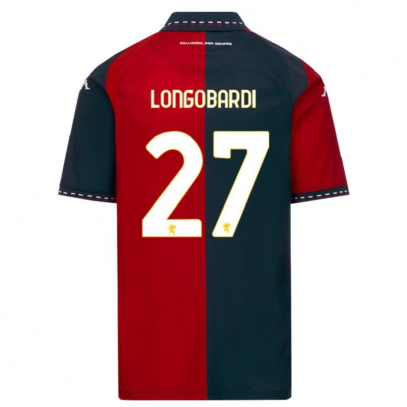 Danxen Kinder Giovanni Longobardi #27 Rot Schwarz Weiß Heimtrikot Trikot 2026/27 T-Shirt Österreich