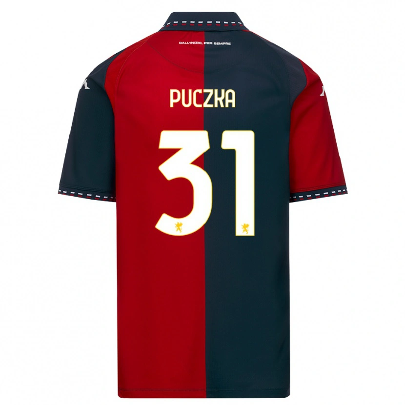 Danxen Kinder David Puczka #31 Rot Schwarz Weiß Heimtrikot Trikot 2026/27 T-Shirt Österreich