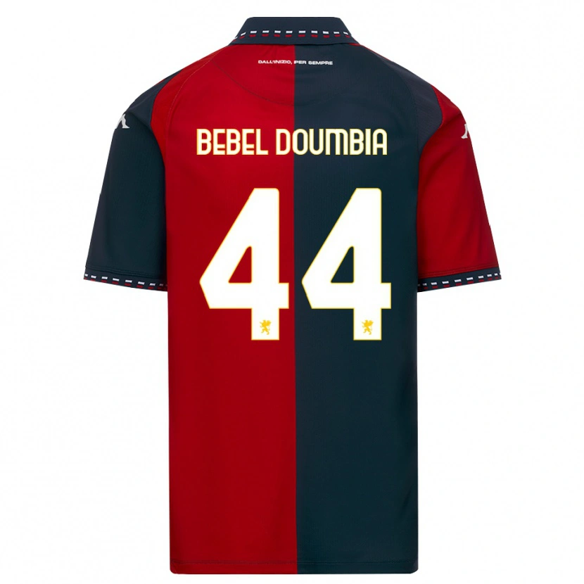 Danxen Kinder Chec Bebel Doumbia #44 Rot Schwarz Weiß Heimtrikot Trikot 2026/27 T-Shirt Österreich
