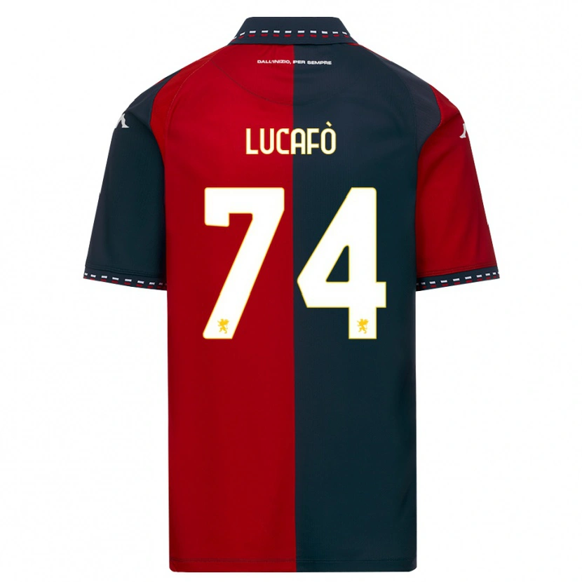 Danxen Kinder Sara Lucafò #74 Rot Schwarz Weiß Heimtrikot Trikot 2026/27 T-Shirt Österreich