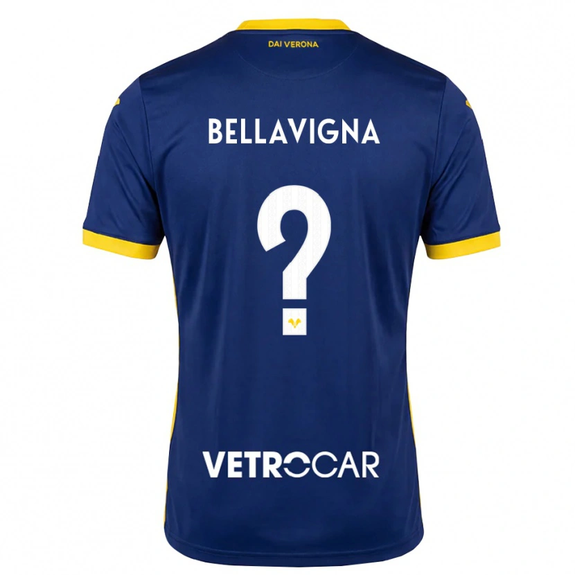 Danxen Kinder Marco Bellavigna #0 Königsblau Gelb Weiß Heimtrikot Trikot 2026/27 T-Shirt Österreich