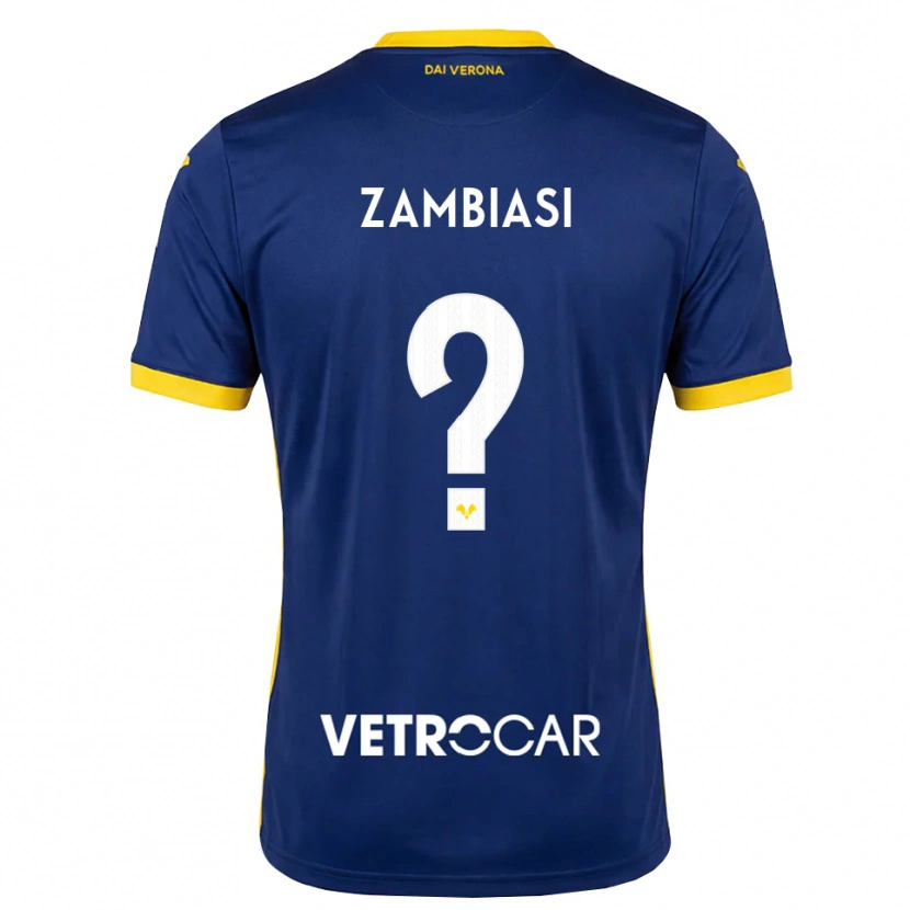 Danxen Kinder Yonas Zambiasi #0 Königsblau Gelb Weiß Heimtrikot Trikot 2026/27 T-Shirt Österreich