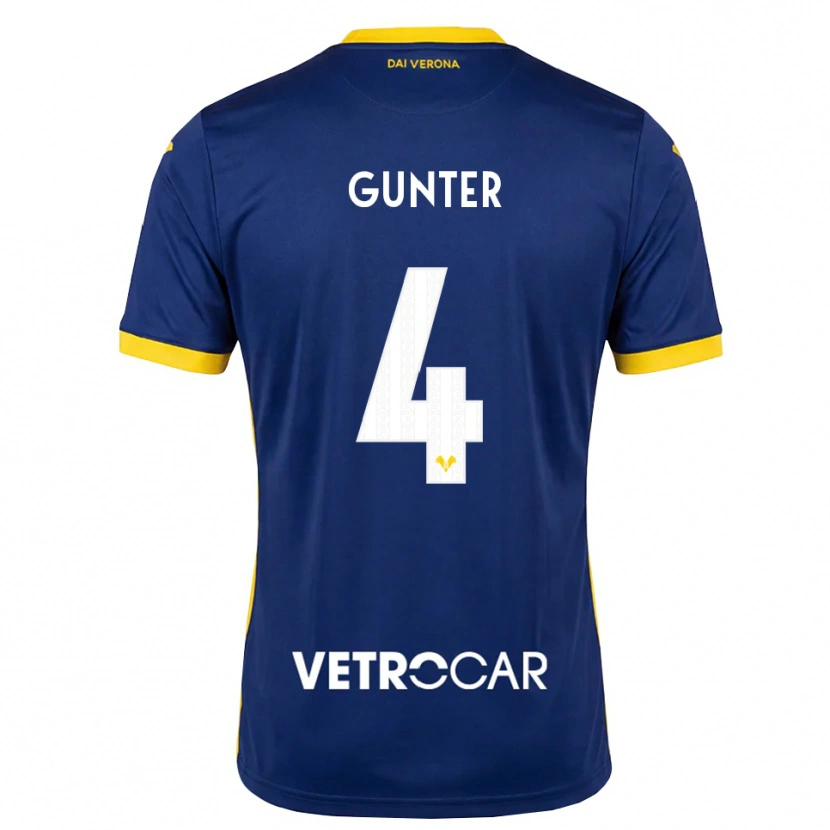 Danxen Kinder Koray Günter #4 Königsblau Gelb Weiß Heimtrikot Trikot 2026/27 T-Shirt Österreich