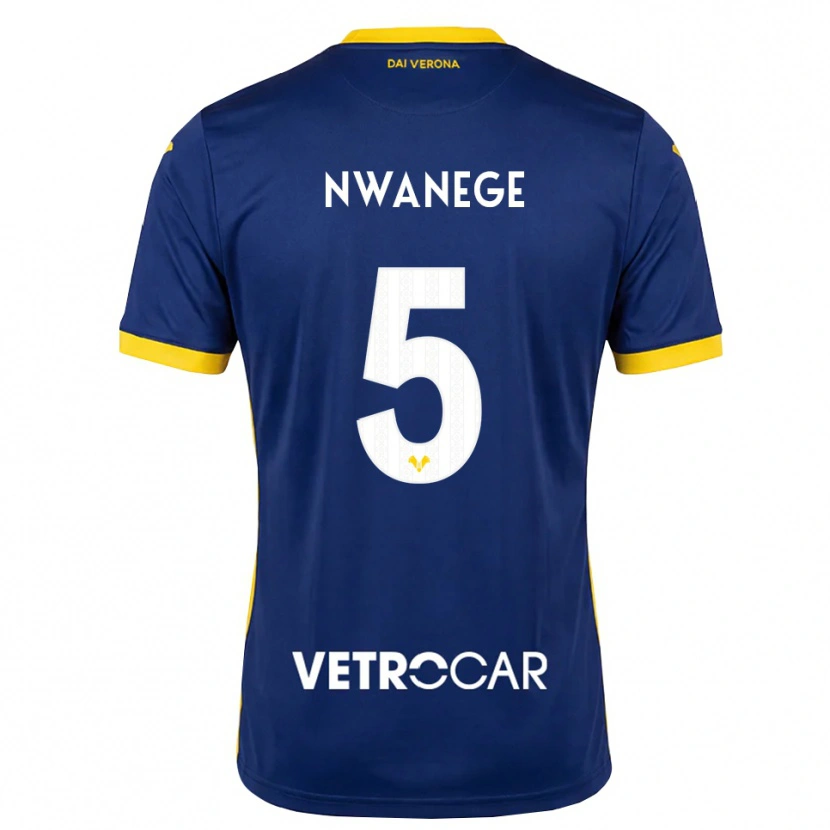 Danxen Kinder Karlson Nwanege #5 Königsblau Gelb Weiß Heimtrikot Trikot 2026/27 T-Shirt Österreich