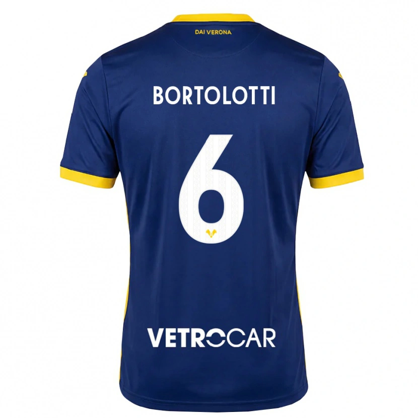 Danxen Kinder Marco Bortolotti #6 Königsblau Gelb Weiß Heimtrikot Trikot 2026/27 T-Shirt Österreich