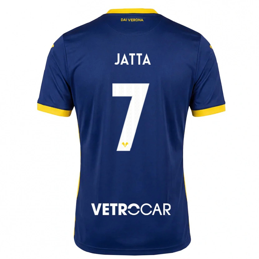 Danxen Kinder Ebrima Jatta #7 Königsblau Gelb Weiß Heimtrikot Trikot 2026/27 T-Shirt Österreich