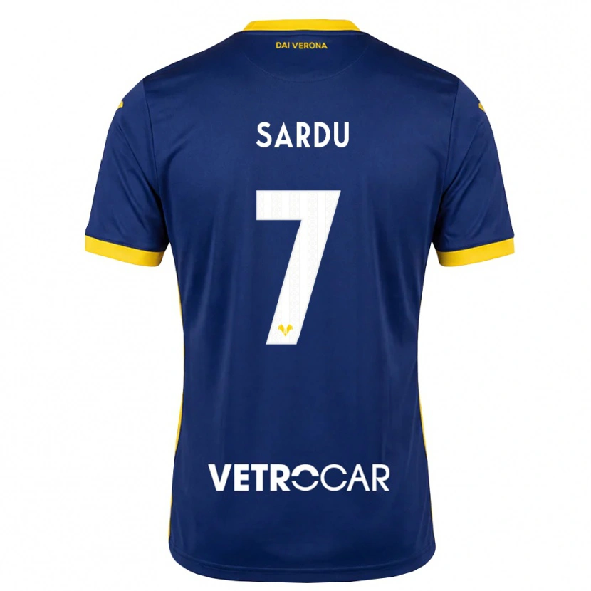 Danxen Kinder Rosella Sardu #7 Königsblau Gelb Weiß Heimtrikot Trikot 2026/27 T-Shirt Österreich