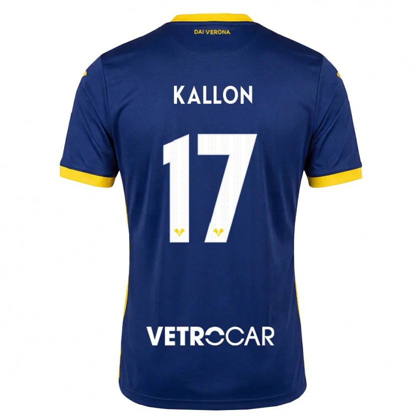 Danxen Kinder Yayah Kallon #17 Königsblau Gelb Weiß Heimtrikot Trikot 2026/27 T-Shirt Österreich