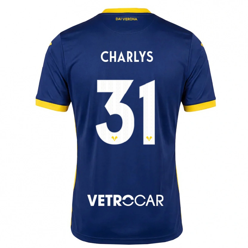 Danxen Kinder Charlys Matheus Lima Pontes #31 Königsblau Gelb Weiß Heimtrikot Trikot 2026/27 T-Shirt Österreich