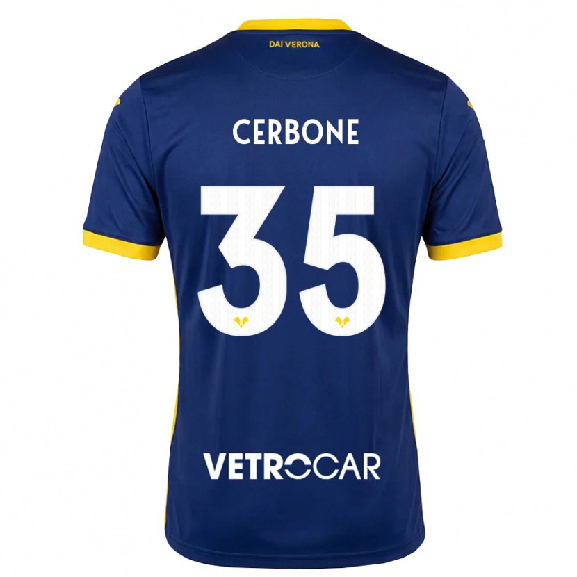 Danxen Kinder Salvatore Cerbone #35 Königsblau Gelb Weiß Heimtrikot Trikot 2026/27 T-Shirt Österreich