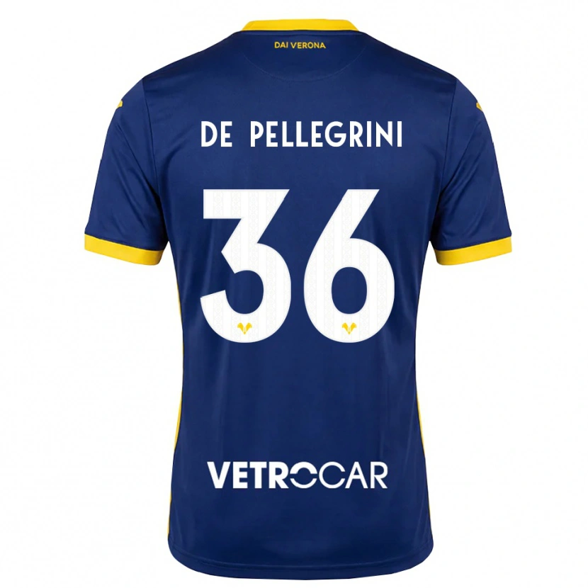 Danxen Kinder Erika De Pellegrini #36 Königsblau Gelb Weiß Heimtrikot Trikot 2026/27 T-Shirt Österreich