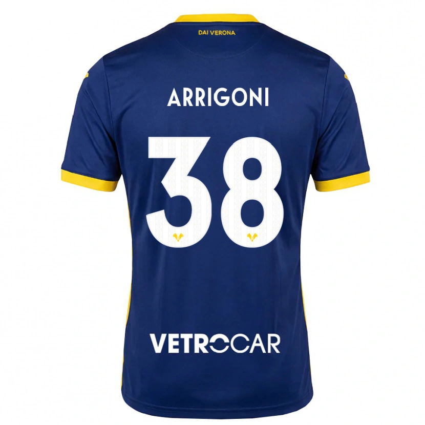 Danxen Kinder Arrigoni #38 Königsblau Gelb Weiß Heimtrikot Trikot 2026/27 T-Shirt Österreich