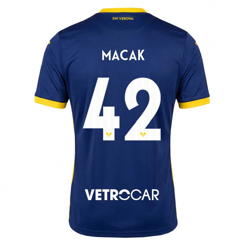 Danxen Kinder Tian Macak #42 Königsblau Gelb Weiß Heimtrikot Trikot 2026/27 T-Shirt Österreich