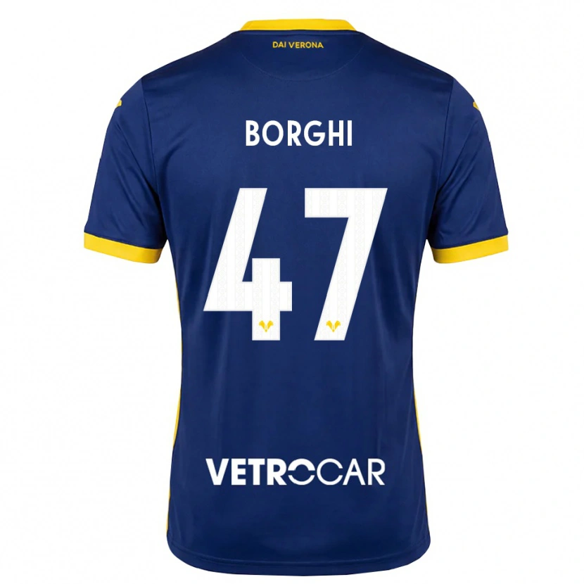 Danxen Kinder Arthur Borghi #47 Königsblau Gelb Weiß Heimtrikot Trikot 2026/27 T-Shirt Österreich