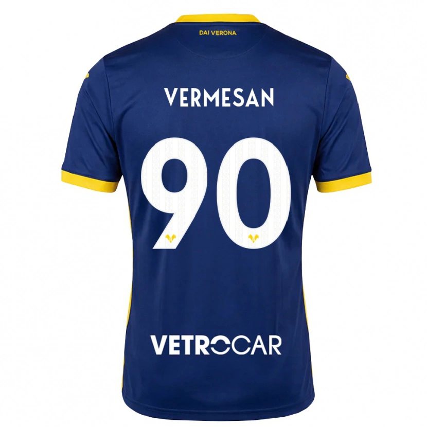 Danxen Kinder Ioan Vermeșan #90 Königsblau Gelb Weiß Heimtrikot Trikot 2026/27 T-Shirt Österreich