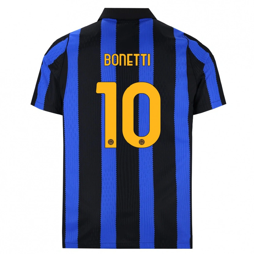 Danxen Kinder Tatiana Bonetti #10 Schwarz Blau Gelb Heimtrikot Trikot 2026/27 T-Shirt Österreich