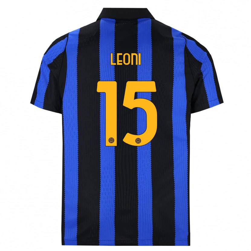 Danxen Kinder Luca Leoni #15 Schwarz Blau Gelb Heimtrikot Trikot 2026/27 T-Shirt Österreich