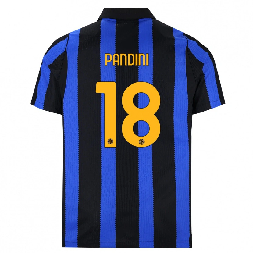 Danxen Kinder Marta Pandini #18 Schwarz Blau Gelb Heimtrikot Trikot 2026/27 T-Shirt Österreich