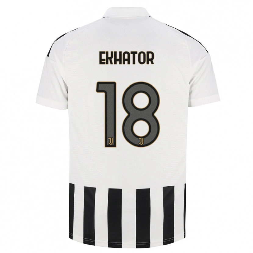 Danxen Kinder Jeff Ekhator #18 Schwarz Weiß Braun Heimtrikot Trikot 2026/27 T-Shirt Österreich