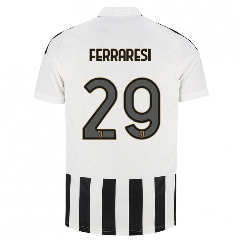 Danxen Kinder Eleonora Ferraresi #29 Schwarz Weiß Braun Heimtrikot Trikot 2026/27 T-Shirt Österreich