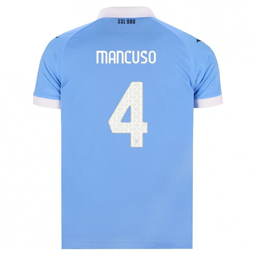 Danxen Kinder Giulia Mancuso #4 Hellblau Schwarz Weiß Heimtrikot Trikot 2026/27 T-Shirt Österreich