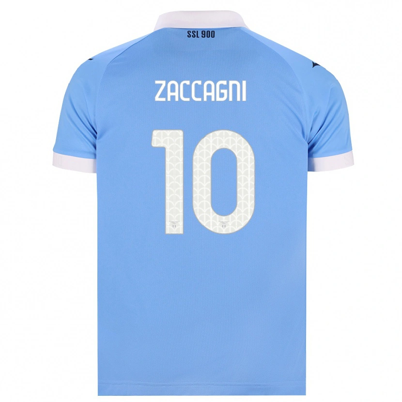 Danxen Kinder Mattia Zaccagni #10 Hellblau Schwarz Weiß Heimtrikot Trikot 2026/27 T-Shirt Österreich