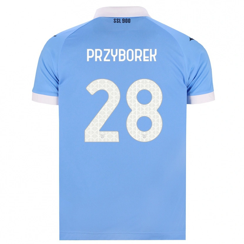 Danxen Kinder Adrian Przyborek #28 Hellblau Schwarz Weiß Heimtrikot Trikot 2026/27 T-Shirt Österreich