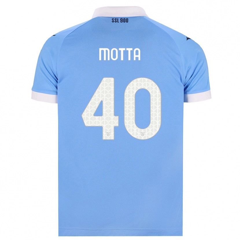 Danxen Kinder Edoardo Motta #40 Hellblau Schwarz Weiß Heimtrikot Trikot 2026/27 T-Shirt Österreich