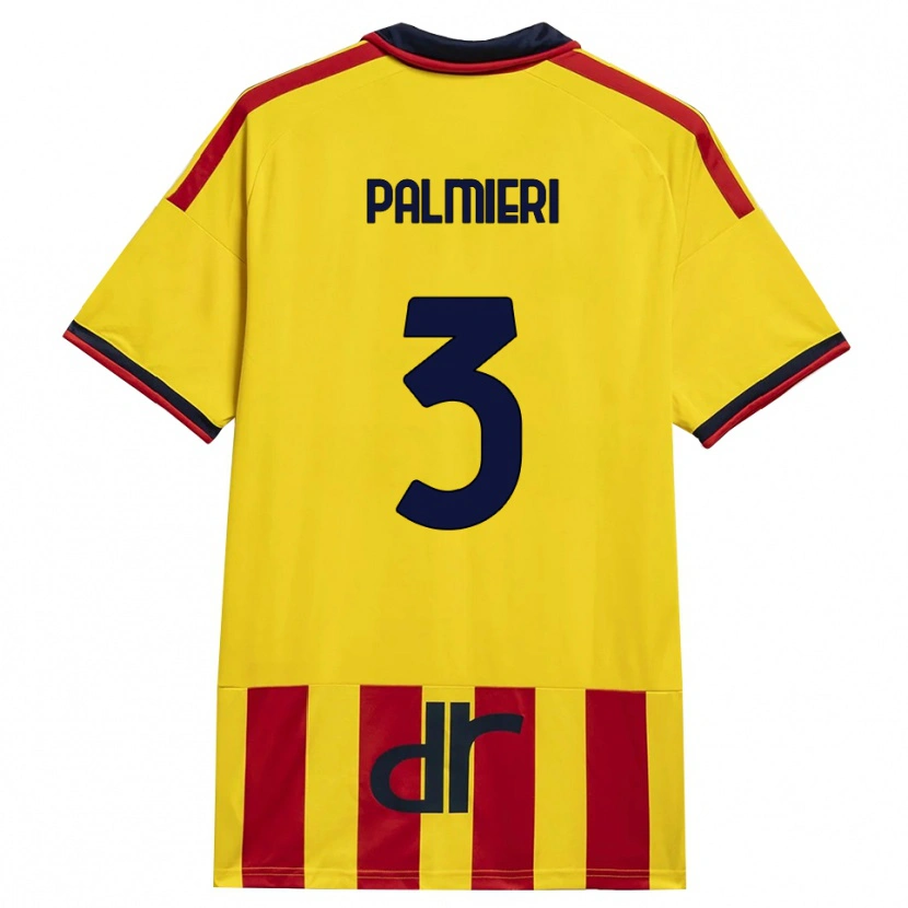 Danxen Kinder Andrea Palmieri #3 Gelb Rot Heimtrikot Trikot 2026/27 T-Shirt Österreich