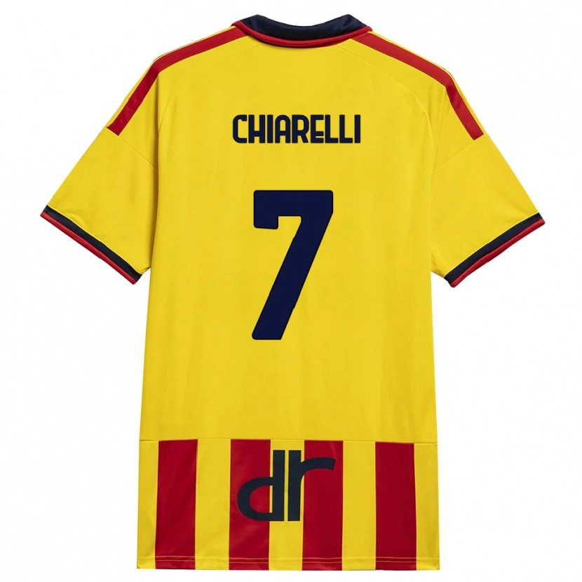 Danxen Kinder Donato Chiarelli #7 Gelb Rot Heimtrikot Trikot 2026/27 T-Shirt Österreich