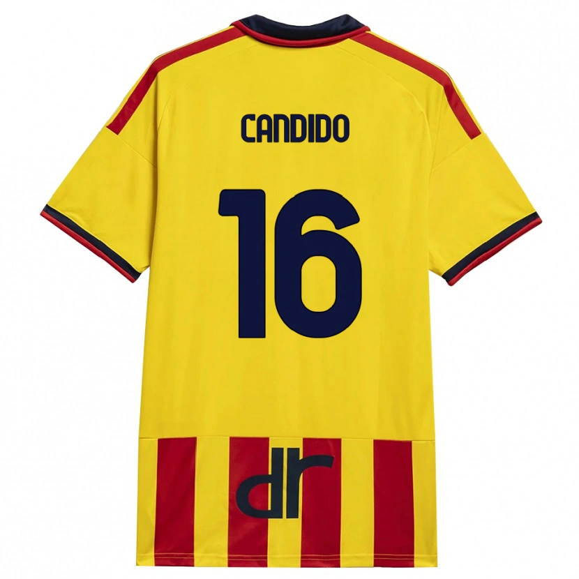 Danxen Kinder Filippo Candido #16 Gelb Rot Heimtrikot Trikot 2026/27 T-Shirt Österreich