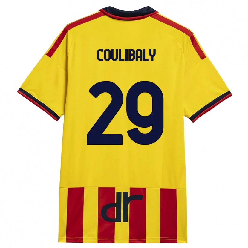 Danxen Kinder Lassana Coulibaly #29 Gelb Rot Heimtrikot Trikot 2026/27 T-Shirt Österreich