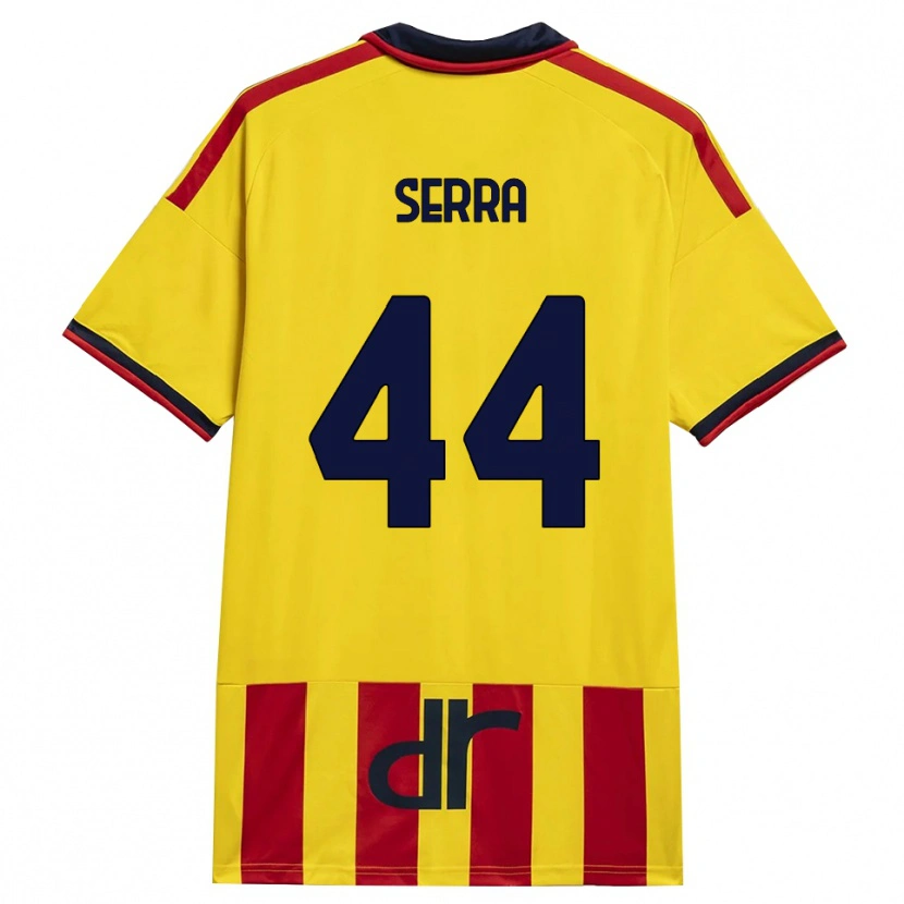 Danxen Kinder Francesco Serra #44 Gelb Rot Heimtrikot Trikot 2026/27 T-Shirt Österreich