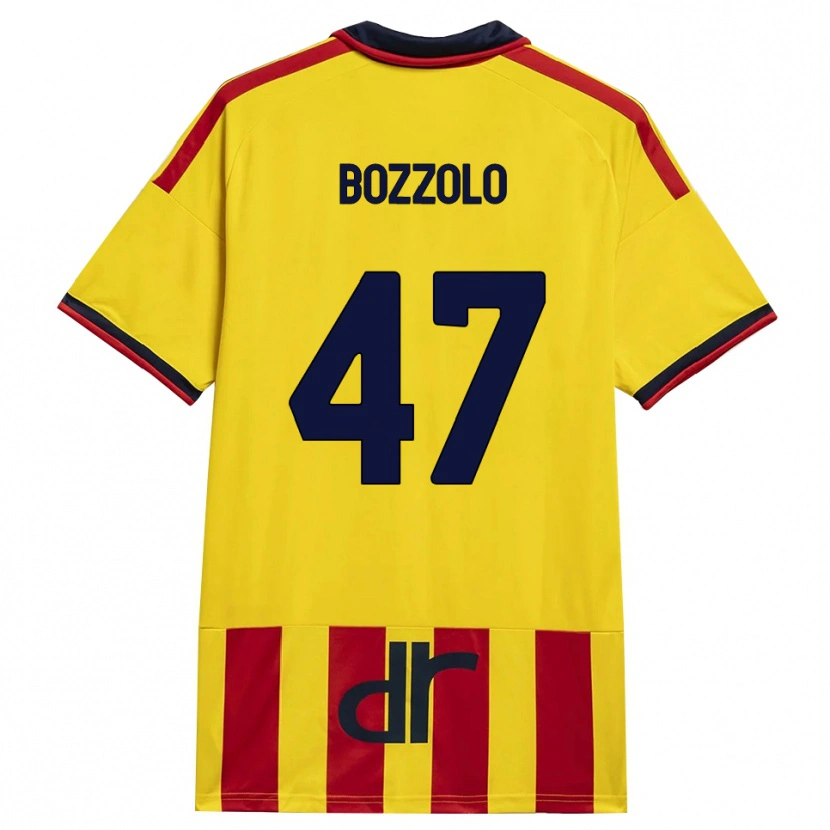 Danxen Kinder Alessandro Bozzolo #47 Gelb Rot Heimtrikot Trikot 2026/27 T-Shirt Österreich