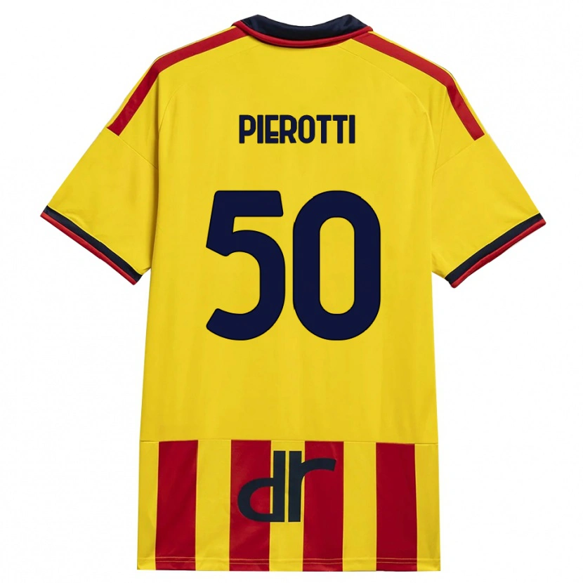 Danxen Kinder Santiago Pierotti #50 Gelb Rot Heimtrikot Trikot 2026/27 T-Shirt Österreich