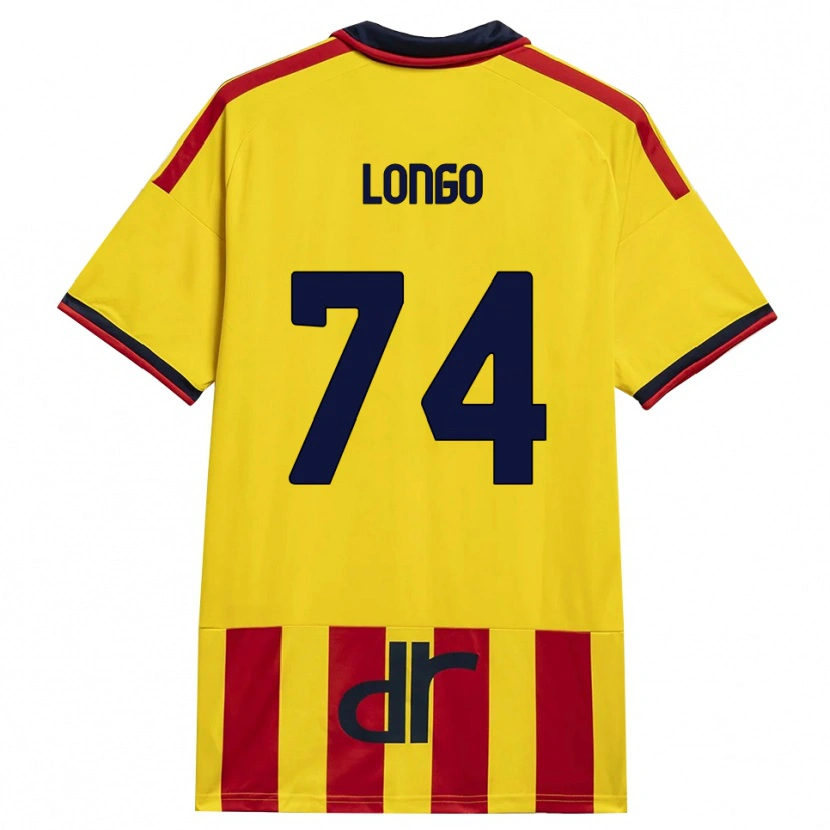 Danxen Kinder Francesco Longo #74 Gelb Rot Heimtrikot Trikot 2026/27 T-Shirt Österreich