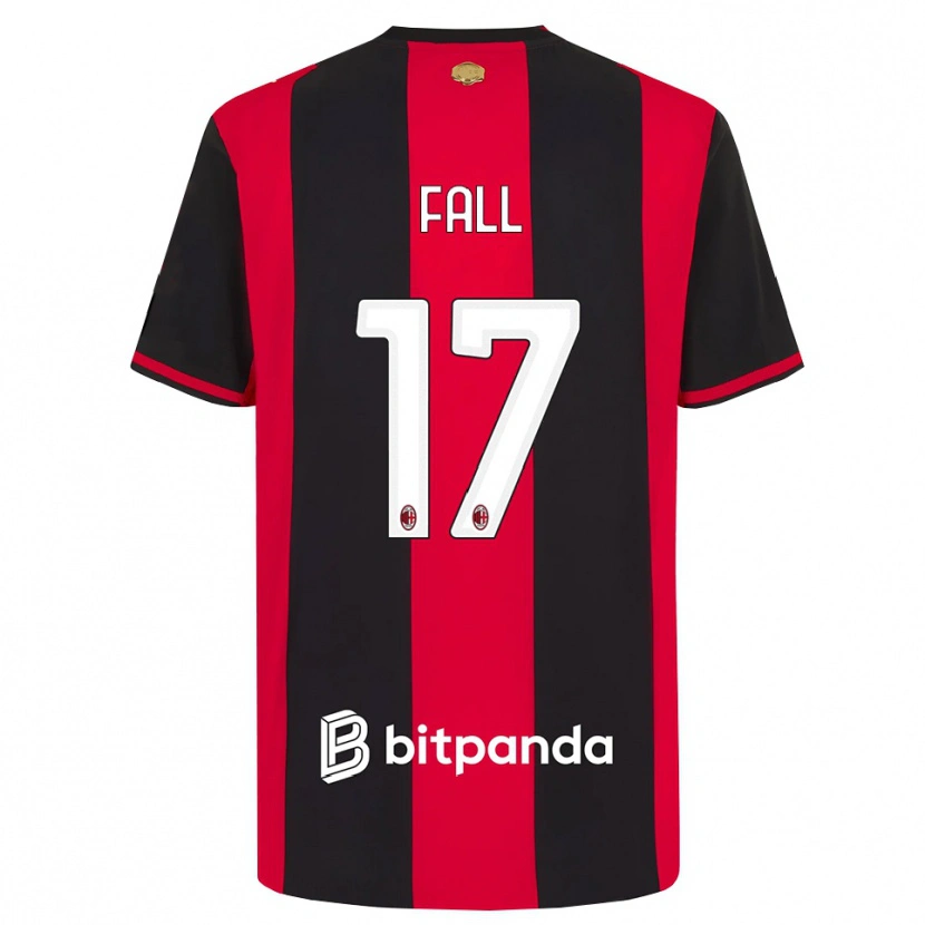 Danxen Kinder Mbarick Fall #17 Rot Schwarz Weiß Heimtrikot Trikot 2026/27 T-Shirt Österreich