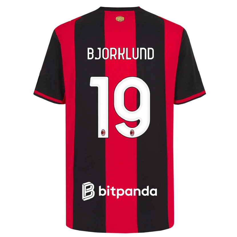 Danxen Kinder Lukas Bjorklund #19 Rot Schwarz Weiß Heimtrikot Trikot 2026/27 T-Shirt Österreich