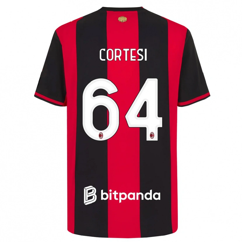 Danxen Kinder Selena Cortesi #64 Rot Schwarz Weiß Heimtrikot Trikot 2026/27 T-Shirt Österreich