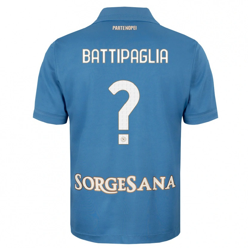 Danxen Kinder Luca Battipaglia #0 Nebelblau Weiß Heimtrikot Trikot 2026/27 T-Shirt Österreich