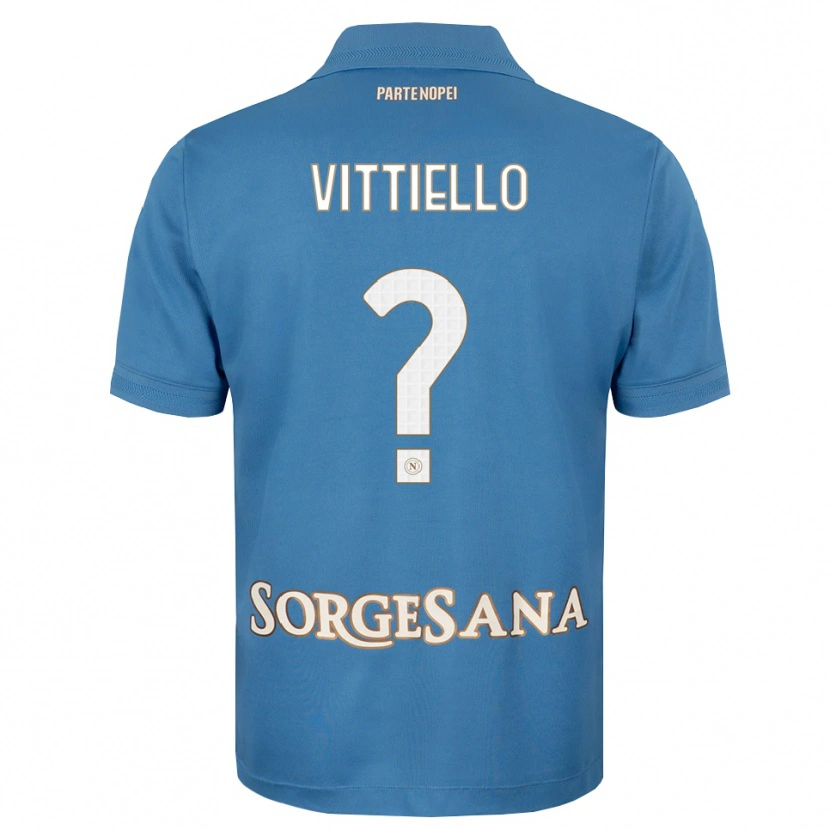 Danxen Kinder Antonio Vittiello #0 Nebelblau Weiß Heimtrikot Trikot 2026/27 T-Shirt Österreich